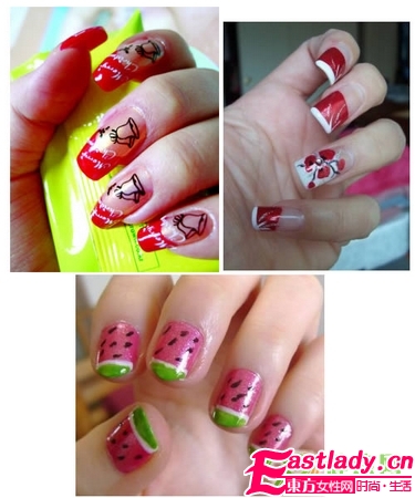 美甲创意 各式各样的指甲贴