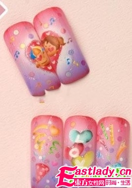 美甲刮起 韩风 带你走新潮韩国美甲