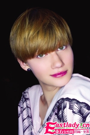 短发造型最佳妆容