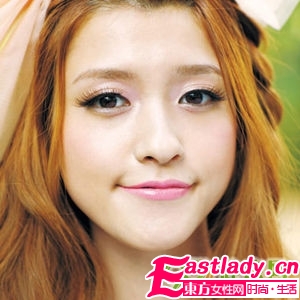 OL的首选唇妆 橘色诱人