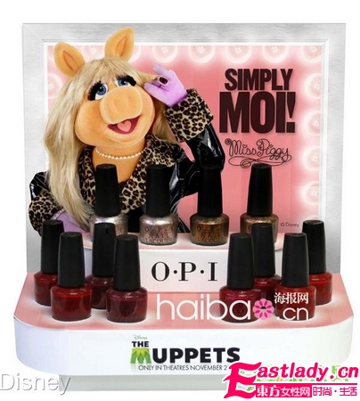 《木偶总动员》指甲油 Miss Piggy双手闪亮