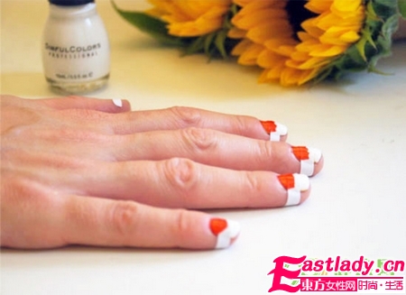 教你DIY条纹玉米糖美甲