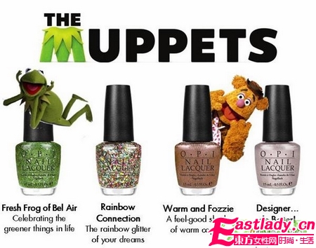 《木偶总动员》指甲油 Miss Piggy双手闪亮