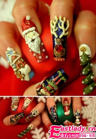 美甲创意 各式各样的指甲贴