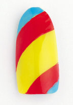 教你DIY夏日绚丽花色指甲