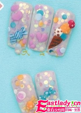 美甲刮起 韩风 带你走新潮韩国美甲