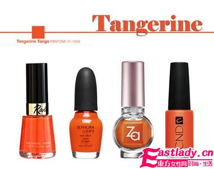 2012年最流行的指甲油颜色