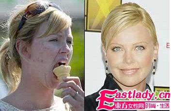 国际女星化妆前后判若两人