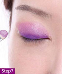 初秋浪漫紫色妆 守候久违的爱情