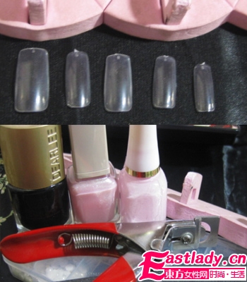 自制粉色波普美甲 让你个性十足