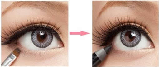 十步眼妆画法让自己更显萌感