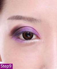 初秋浪漫紫色妆 守候久违的爱情