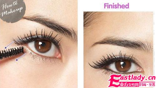 刷睫毛玩心机 7步小眼变大眼