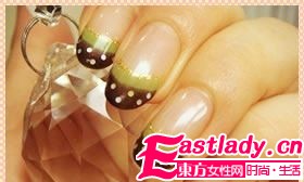 不败的经典 美甲也有圆点控