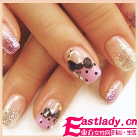 不败的经典 美甲也有圆点控