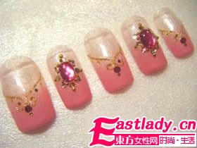 萌到你 7款梦幻系透明美甲