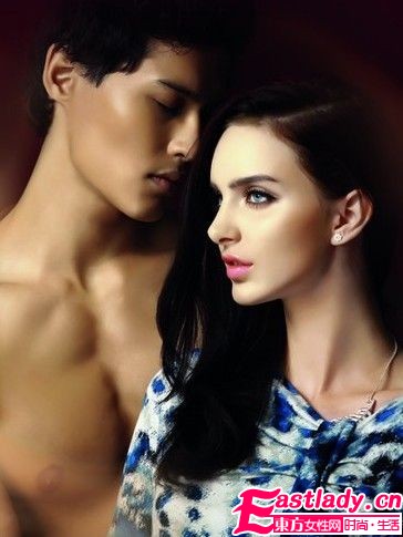 时髦红唇配清透裸妆 让他一见倾心