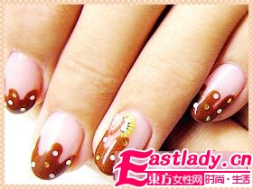 不败的经典 美甲也有圆点控