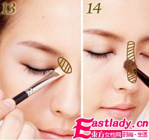 化身优雅女人 14步打造百搭棕色妆容