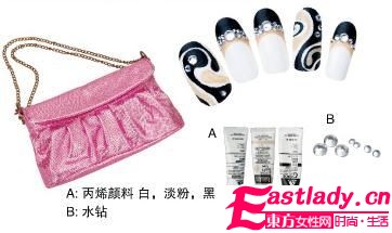 搭配季来临 当动人美甲遭遇手袋