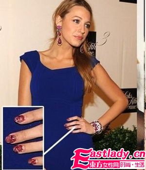 独特美甲齐登场 明星也是美甲控