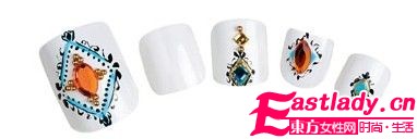 异域风情PK海蓝风 7款跳跃风情美甲