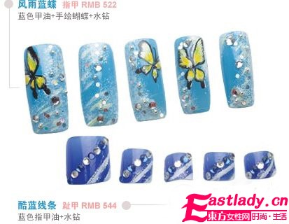 热恋纯情美甲 温柔女生如花绽放