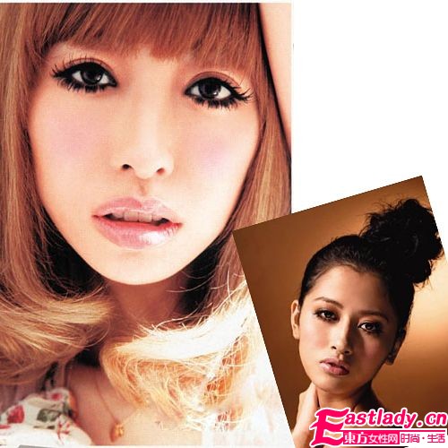 日杂红星演绎 楚楚动人垂眼妆