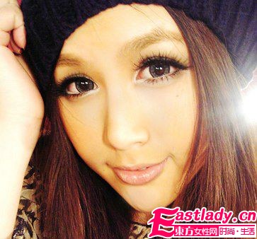 冬日 妆 无辜 萌MM最爱垂眼妆