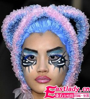 2010秋冬彩妆 个性破格视觉系