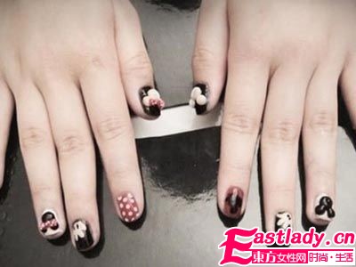 初秋新色美甲 独一无二的指尖风情