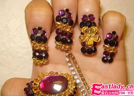 艺术感极致美甲 不疯狂不成魔