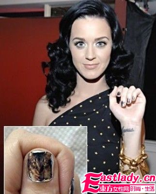 美甲小心思 好莱坞女星派对范美甲