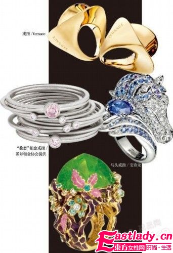 当首饰遭遇美甲 迸发奢华火花