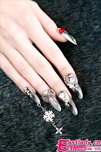 重口味 金属铆钉至酷美甲