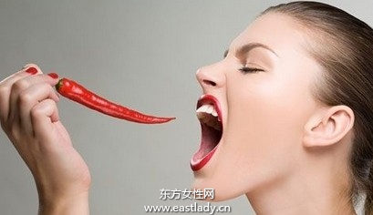 刺激性食物美丽肌肤的 敌人