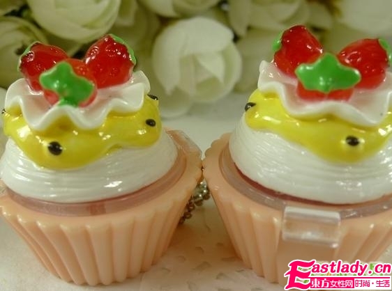 超可爱甜点造型唇彩