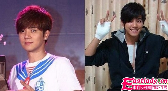 男星素颜也杯具