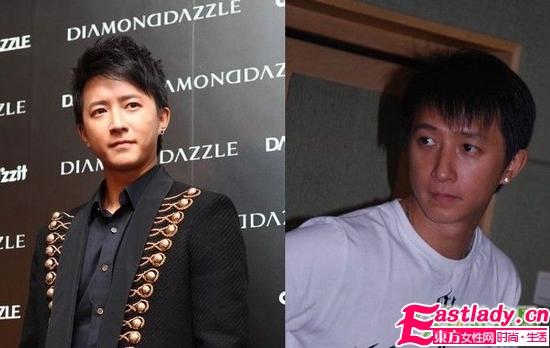 男星素颜也杯具