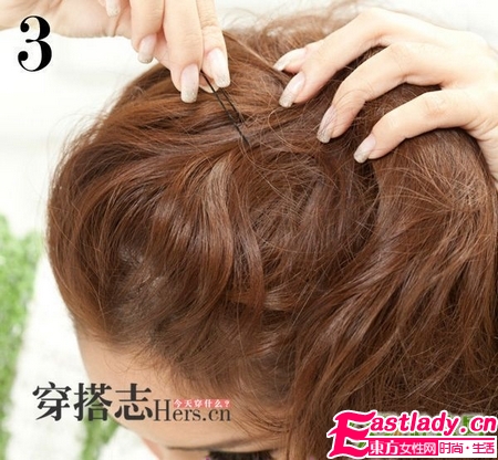 可爱侧边高马尾扎发