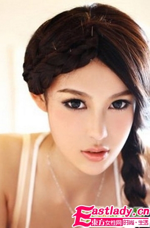 6种不同风格单侧麻花辫