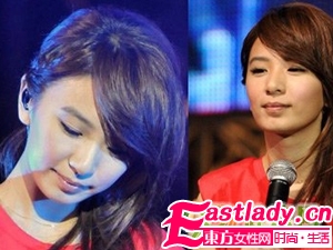 盘点女星侧编美丽发型