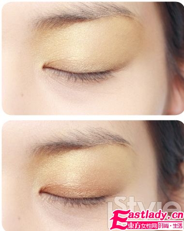 最吸睛金色眼妆