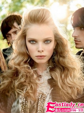 长刘海怎么打理 Half Up发型