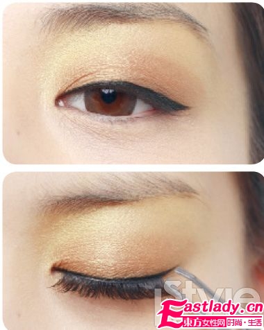 最吸睛金色眼妆