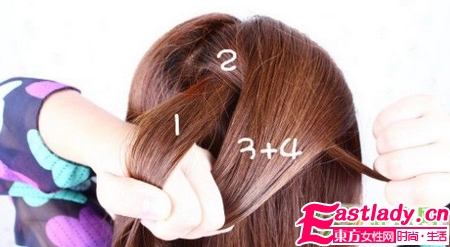蝎子辫的详细编法步骤图解