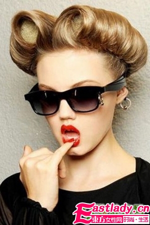 2012春夏女装秀场复古发型