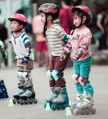 儿童运动常识 幼儿学习轮滑有哪些好处