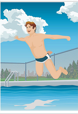 有氧游泳运动 学习正确游泳的热身动作技巧