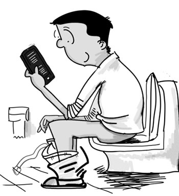 经常蹲厕所超过3分钟容易得痔疮